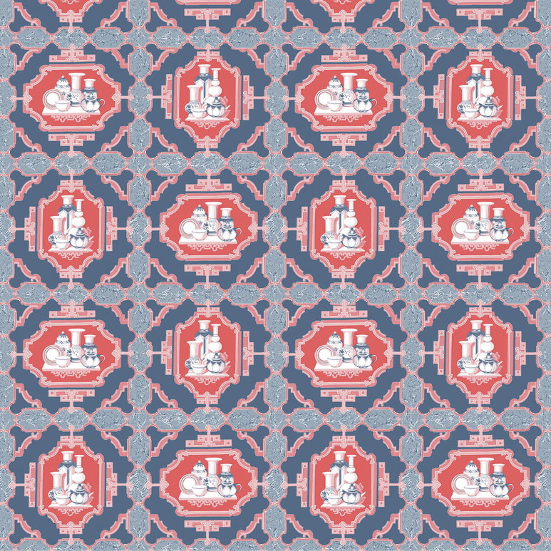 Gastón y Daniela Porcelanas Azul Fabric