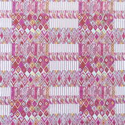 Gaston y Daniela Huipil Rosa/Verde Fabric
