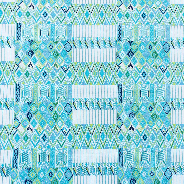 Gastón y Daniela Huipil Agua/Lima Fabric