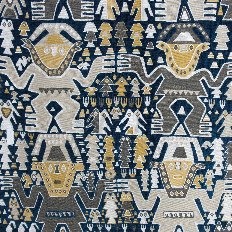 Gastón y Daniela Colosos Azul Fabric