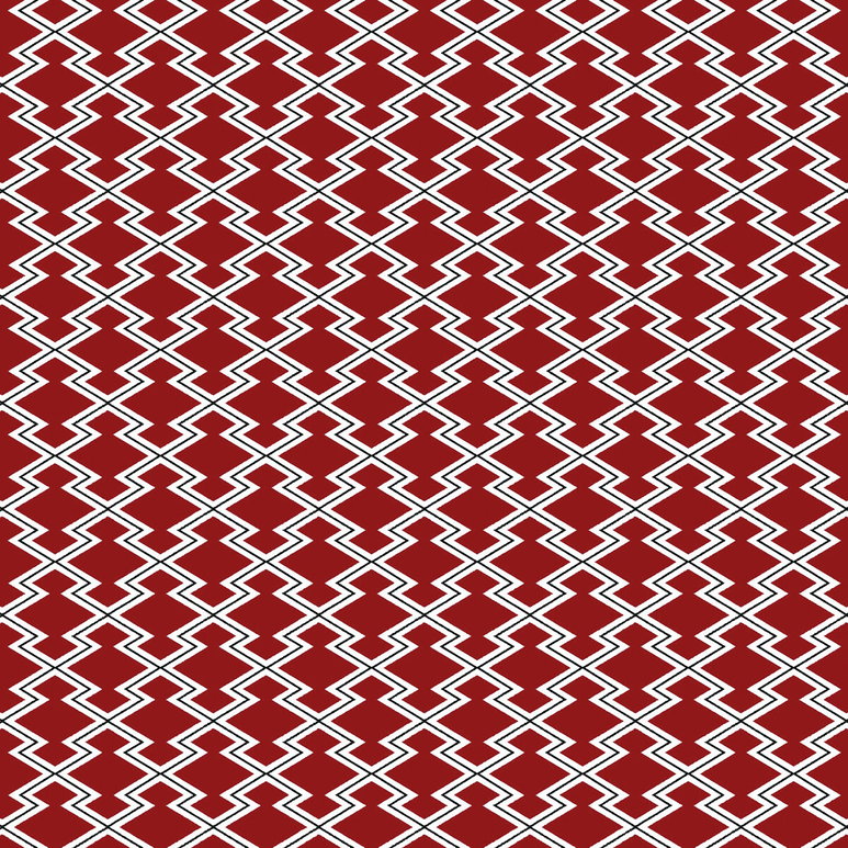 Gastón y Daniela Hayami Rojo Fabric