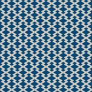 Gaston y Daniela Hayami Azul/Ocre Fabric