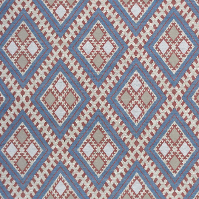 Gast&#243;n y Daniela Chihuahua Azul/Rojo Fabric