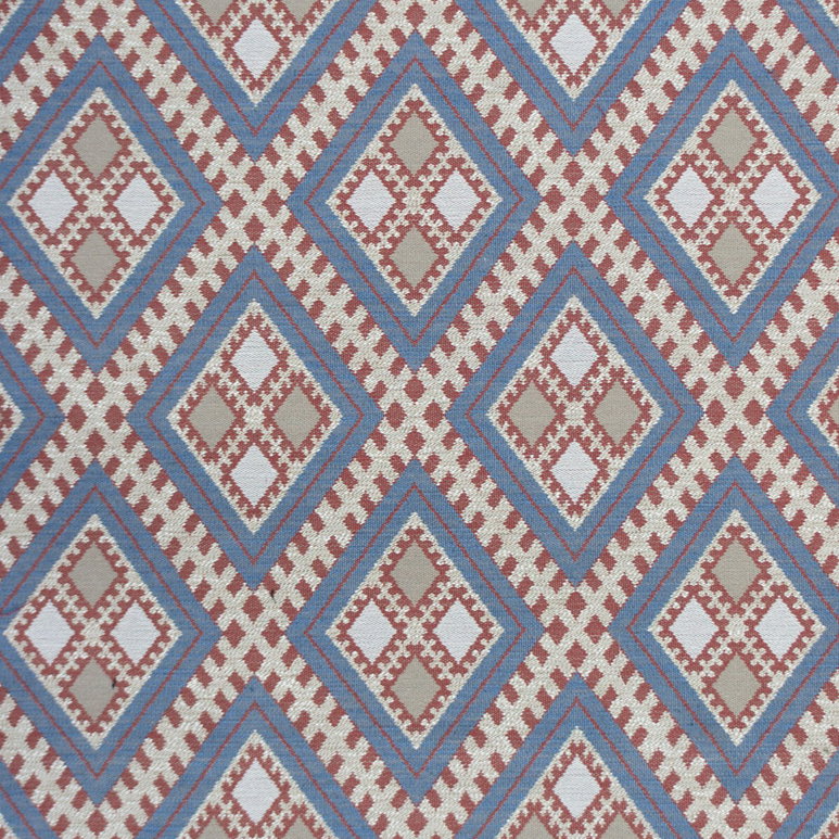 Gastón y Daniela Chihuahua Azul/Rojo Fabric
