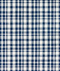 Gastón y Daniela Drach Blanco/Azul Oscuro Fabric