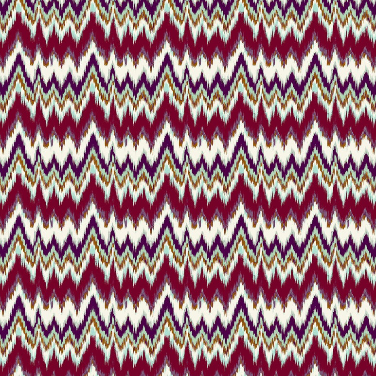 Gastón y Daniela Cala Figuera Berenjena/Verde Fabric