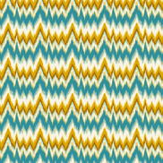 Gaston y Daniela Cala Figuera Turquesa/Ocre Fabric