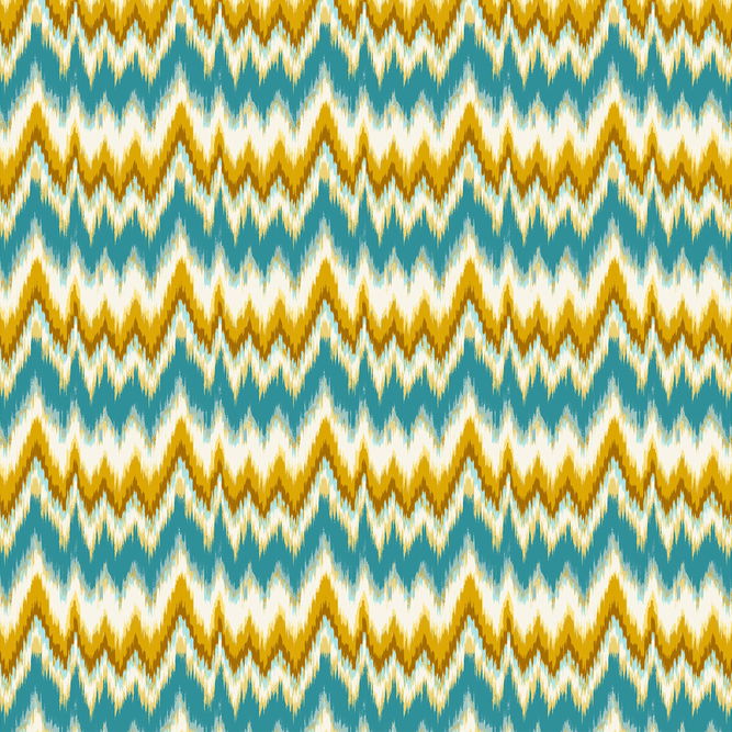Gast&#243;n y Daniela Cala Figuera Turquesa/Ocre Fabric