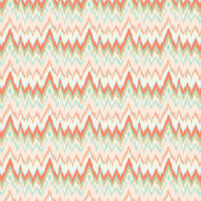 Gast&#243;n y Daniela Cala Figuera Coral/Verde Fabric