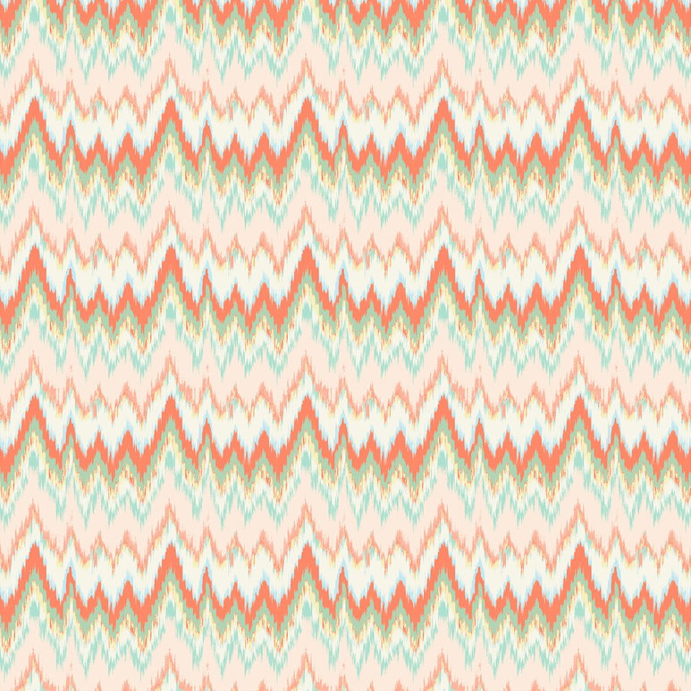 Gastón y Daniela Cala Figuera Coral/Verde Fabric