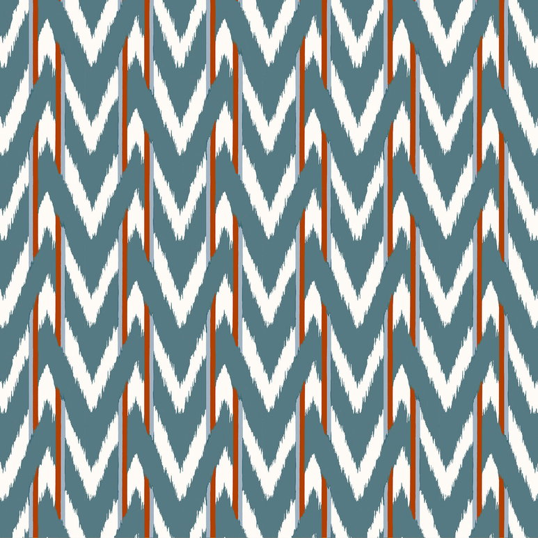 Gastón y Daniela Cala D'Or Azul Teja Fabric