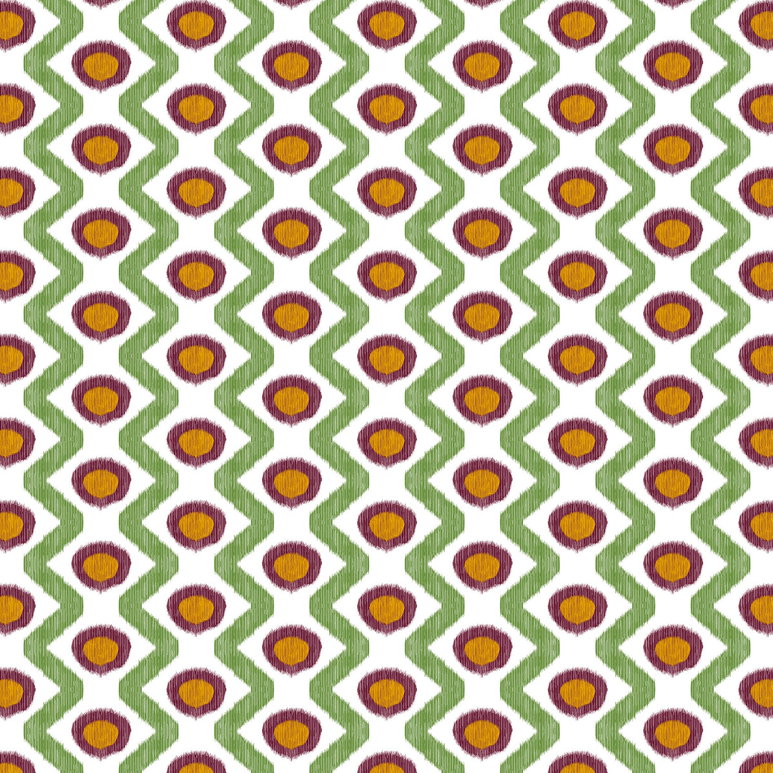 Gastón y Daniela Cala Marsal Verde Burdeos Fabric