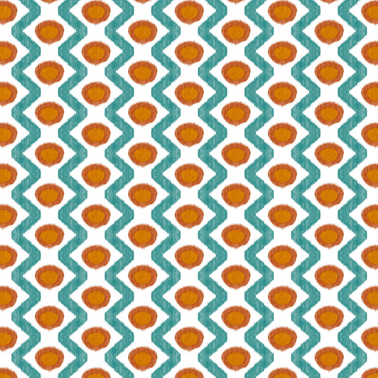 Gastón y Daniela Cala Marsal Turquesa Teja Fabric