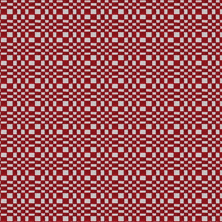Gastón y Daniela Santa Eulalia Rojo Fabric
