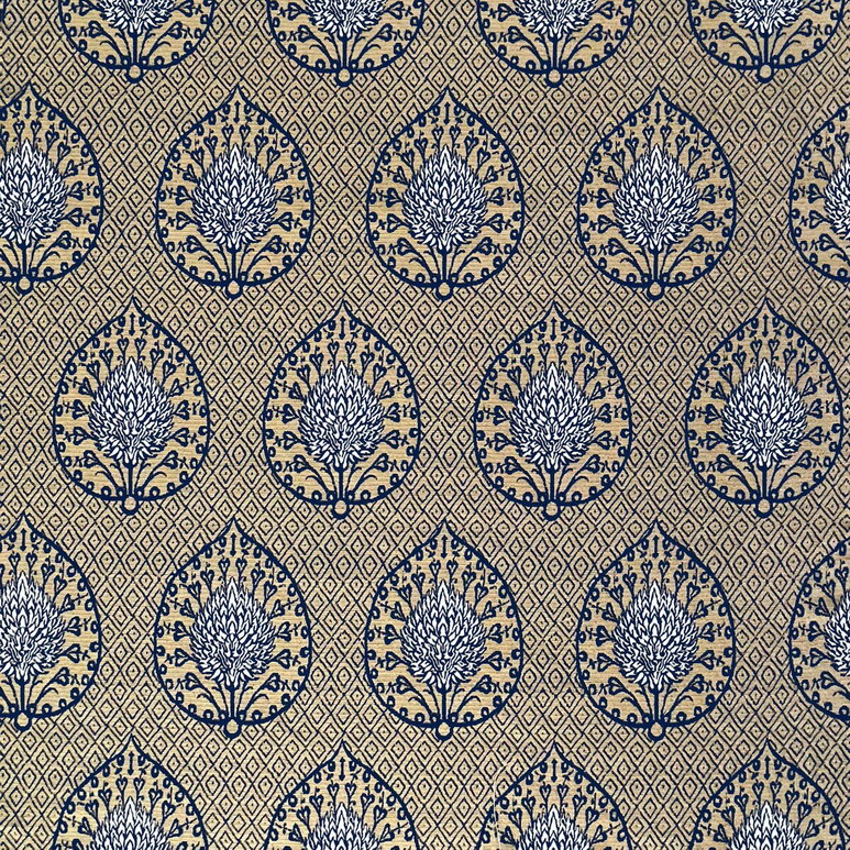 Gastón y Daniela Palmeta Fondo Oro Fabric