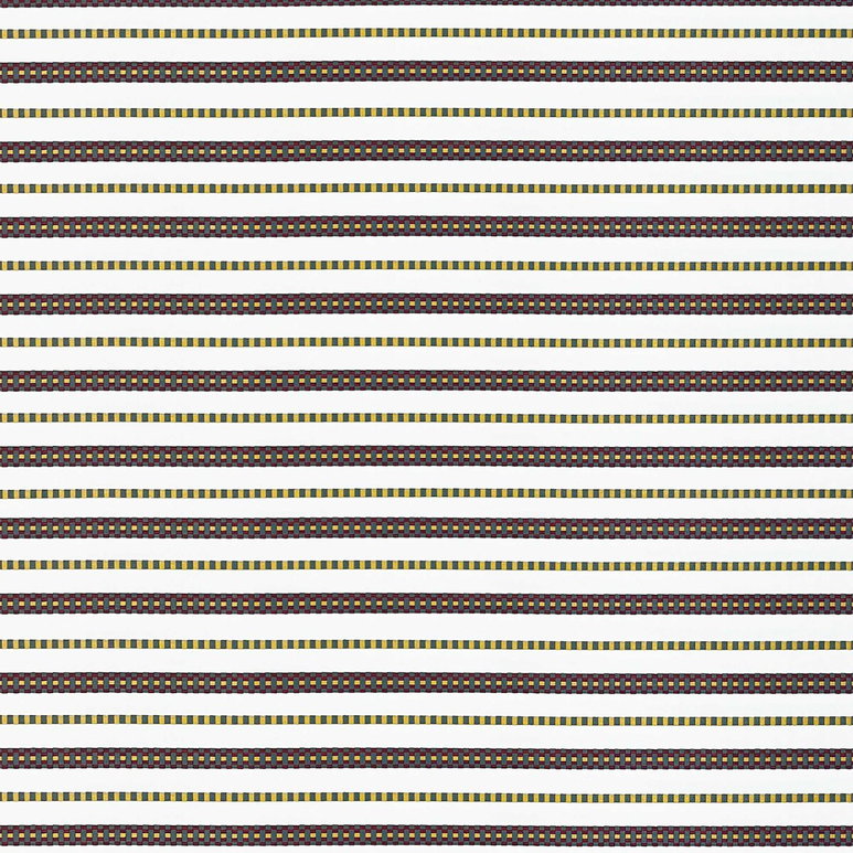 Gastón y Daniela Lota Oro/Burdeos Fabric