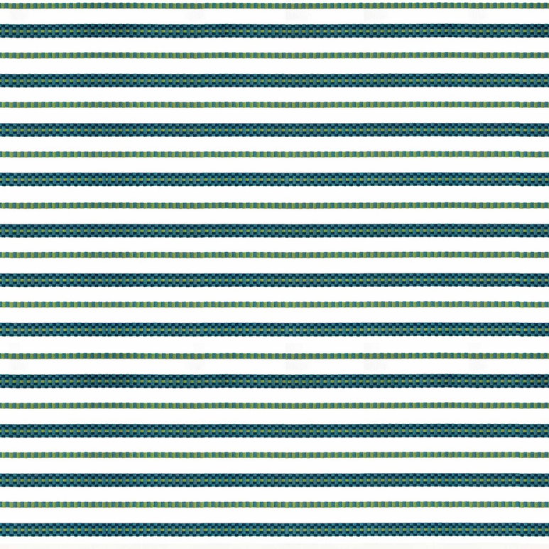 Gastón y Daniela Lota Azul/Verde Fabric
