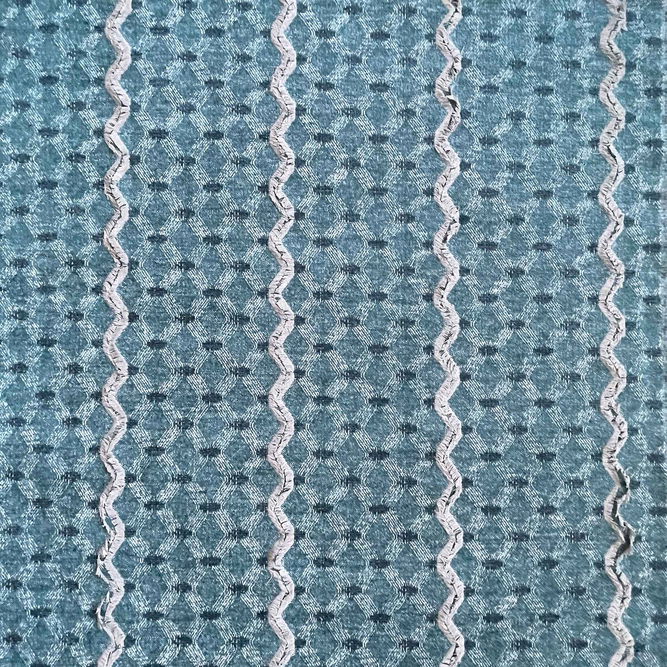Gast&#243;n y Daniela Sevan Azul Fabric