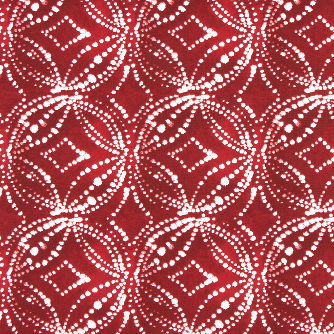 Premier Prints Gerardo Lipstick/White Canvas Fabric image 1 of 1
