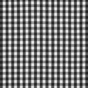 1/4" Black Gingham Fabric