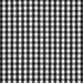 1/4" Black Gingham Fabric