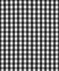 1/4" Black Gingham Fabric