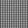 1/4" Black Gingham Fabric - Image 1