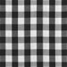 1&quot; Black Gingham Fabric thumbnail image 1 of 2