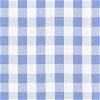 1" Blue Gingham Fabric - Image 1