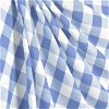 1" Blue Gingham Fabric - Image 2