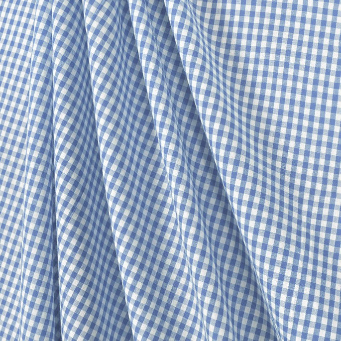 1/8" Blue Gingham Fabric image 2 of 2