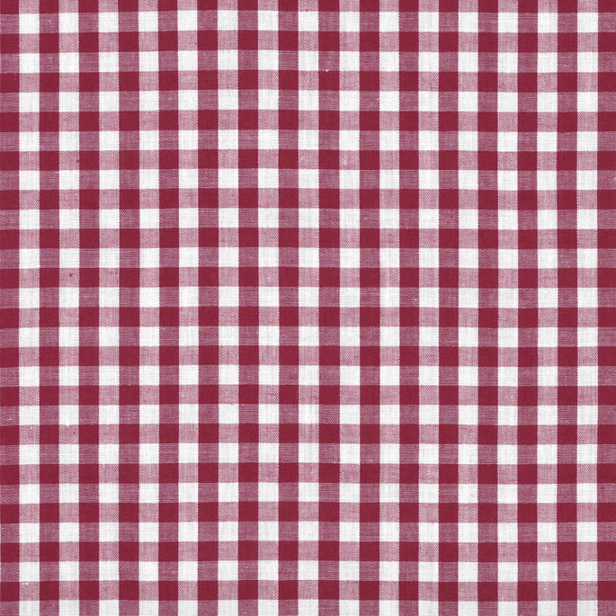 1/4" Burgundy Gingham Fabric image 1 of 2