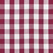 1" Burgundy Gingham Fabric