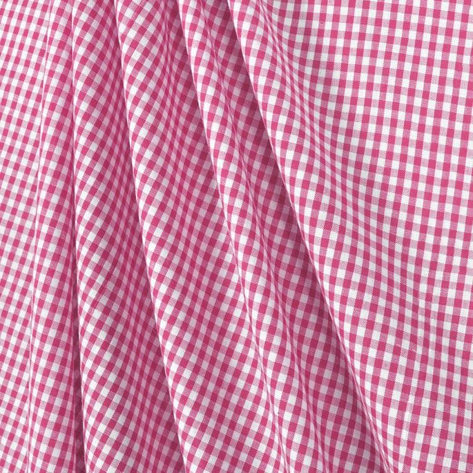 1/8" Fuchsia Gingham Fabric image 2 of 2