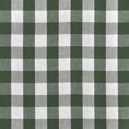 1" Hunter Green Gingham Fabric