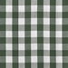 1" Hunter Green Gingham Fabric