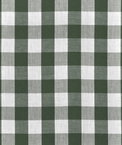 1" Hunter Green Gingham Fabric