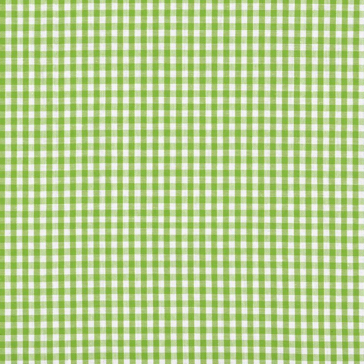 Sold per metre Cotton Gingham Fabric Lime Green 