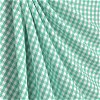 1/4" Mint Green Gingham Fabric - Image 2