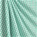 1/4&quot; Mint Green Gingham Fabric thumbnail image 2 of 2