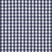 1/4" Navy Blue Gingham Fabric