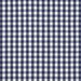 1/4" Navy Blue Gingham Fabric