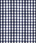 1/4" Navy Blue Gingham Fabric