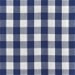 1&quot; Navy Blue Gingham Fabric thumbnail image 1 of 2