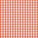 1/4" Orange Gingham Fabric