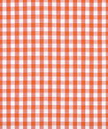1/4" Orange Gingham Fabric