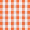 1" Orange Gingham Fabric - Image 1