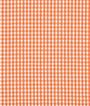 1/8" Orange Gingham Fabric