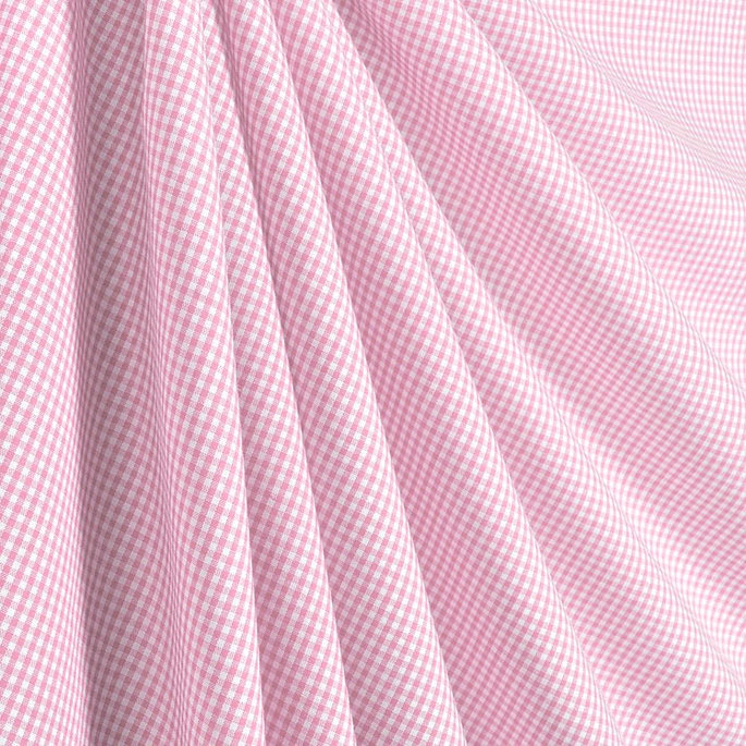 1/16" Pink Gingham Fabric image 2 of 2