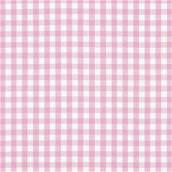 1/4" Pink Gingham Fabric